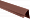 Планка "околооконная", 3м, цвет Красно-коричневый